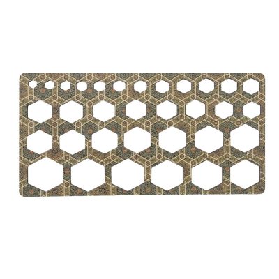 شابلون طرح شش ضلعی
